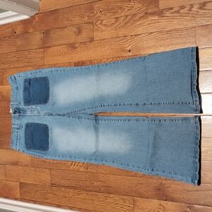Flare Jeans w/Front Patch Pockets